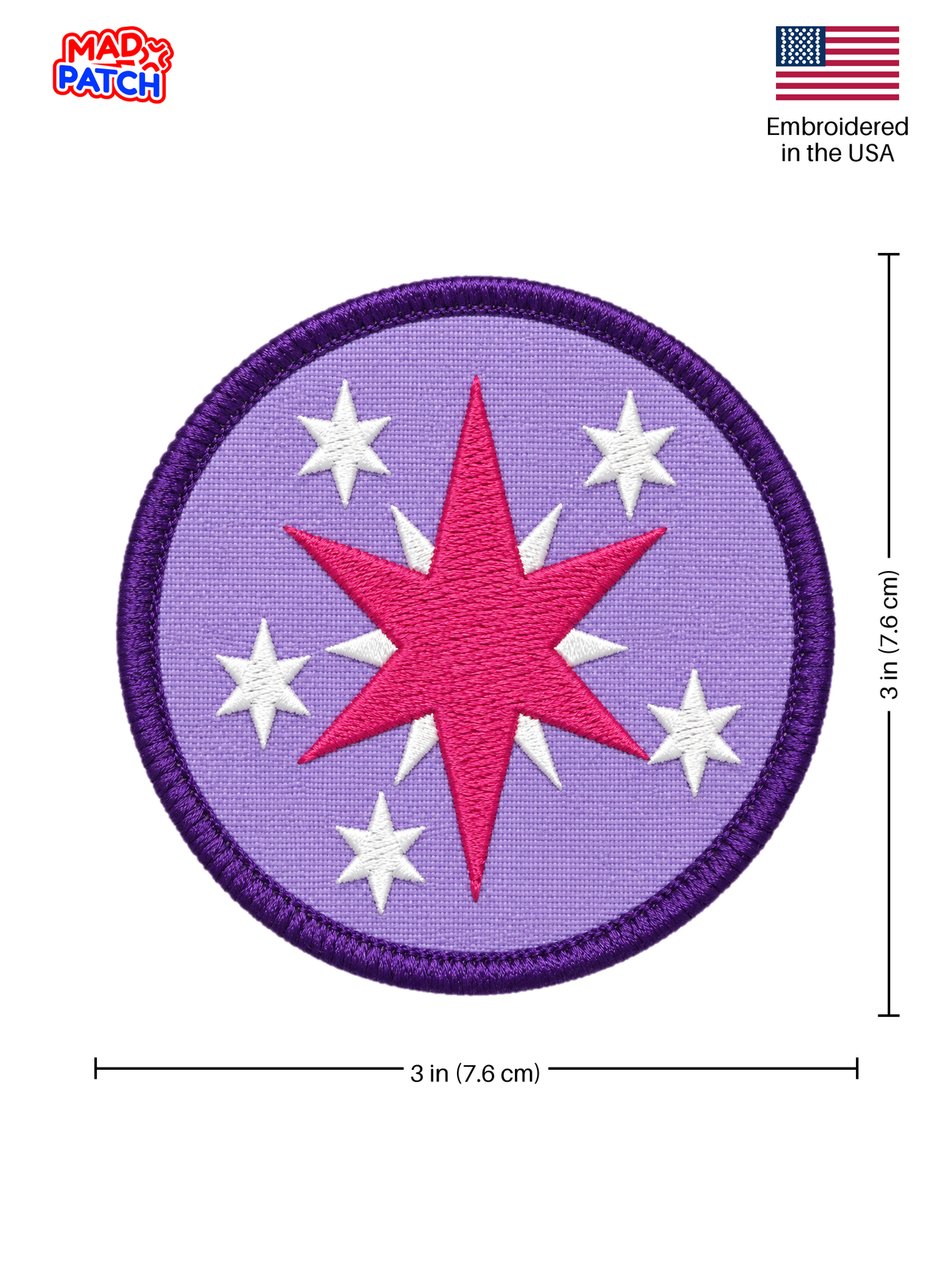 Twilight Sparkle Patch Dimensions