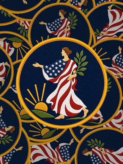 Walking Liberty Patch Pile