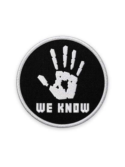 We Know Dark Brotherhood Patch Photo