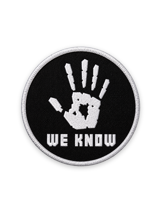 We Know Dark Brotherhood Patch Photo