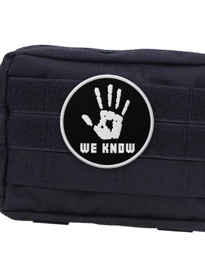 We Know Dark Brotherhood Patch Velcro