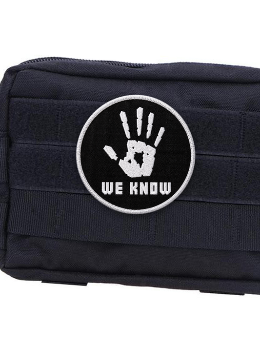 We Know Dark Brotherhood Patch Velcro