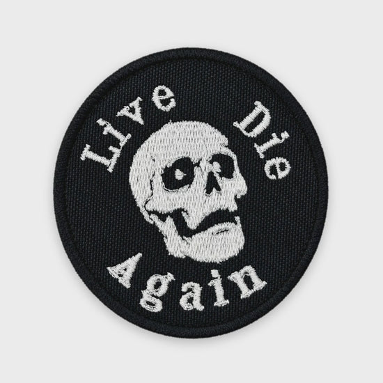 Live Die Skull Patch — animated preview