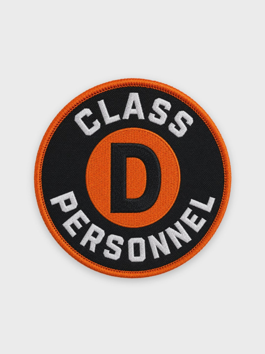 Class D Personnel Patch — animated preview