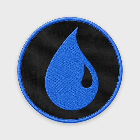 Blue Mana Patch — animated preview