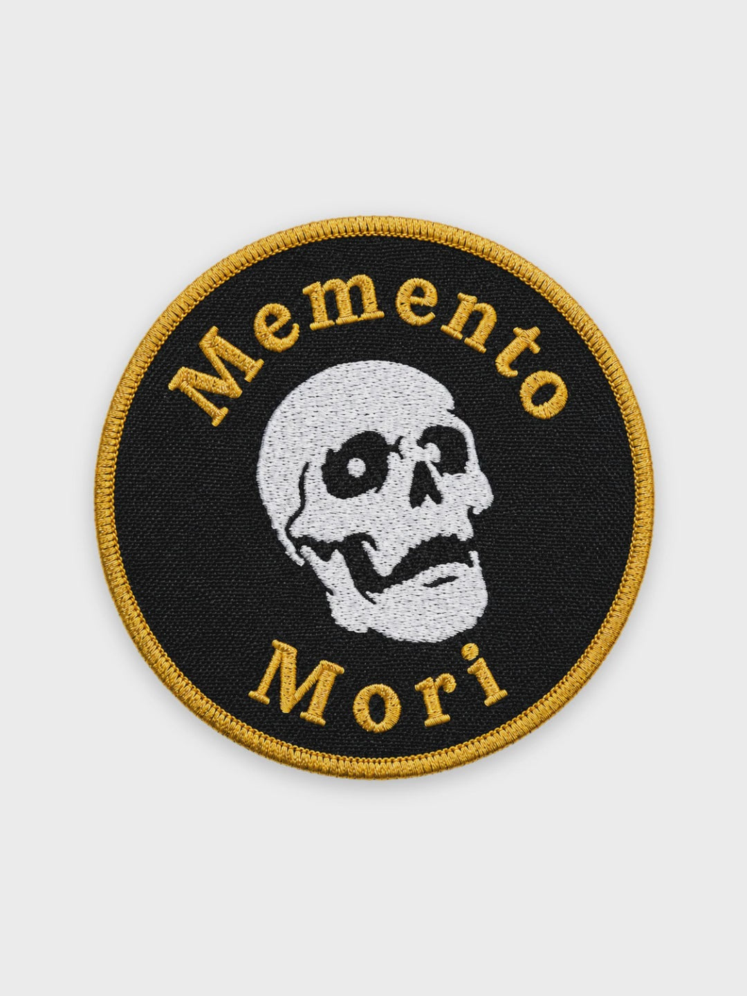 Memento Mori Skull Patch — animated preview