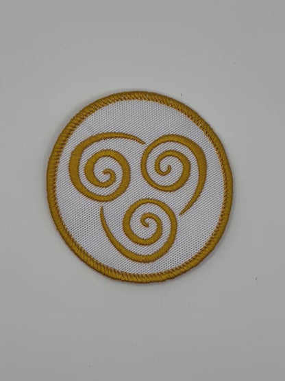 Airbending Patch: Sew-On, Iron-On, or Velcro