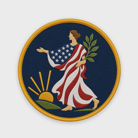 Walking Liberty Patch — animated preview