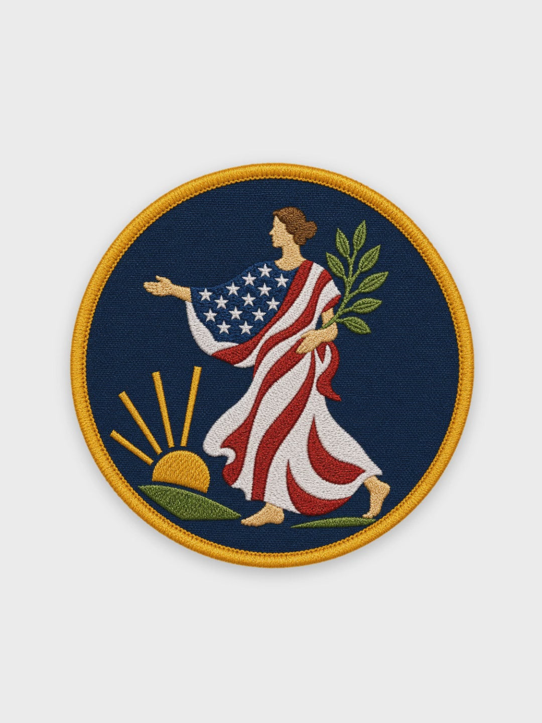 Walking Liberty Patch — animated preview